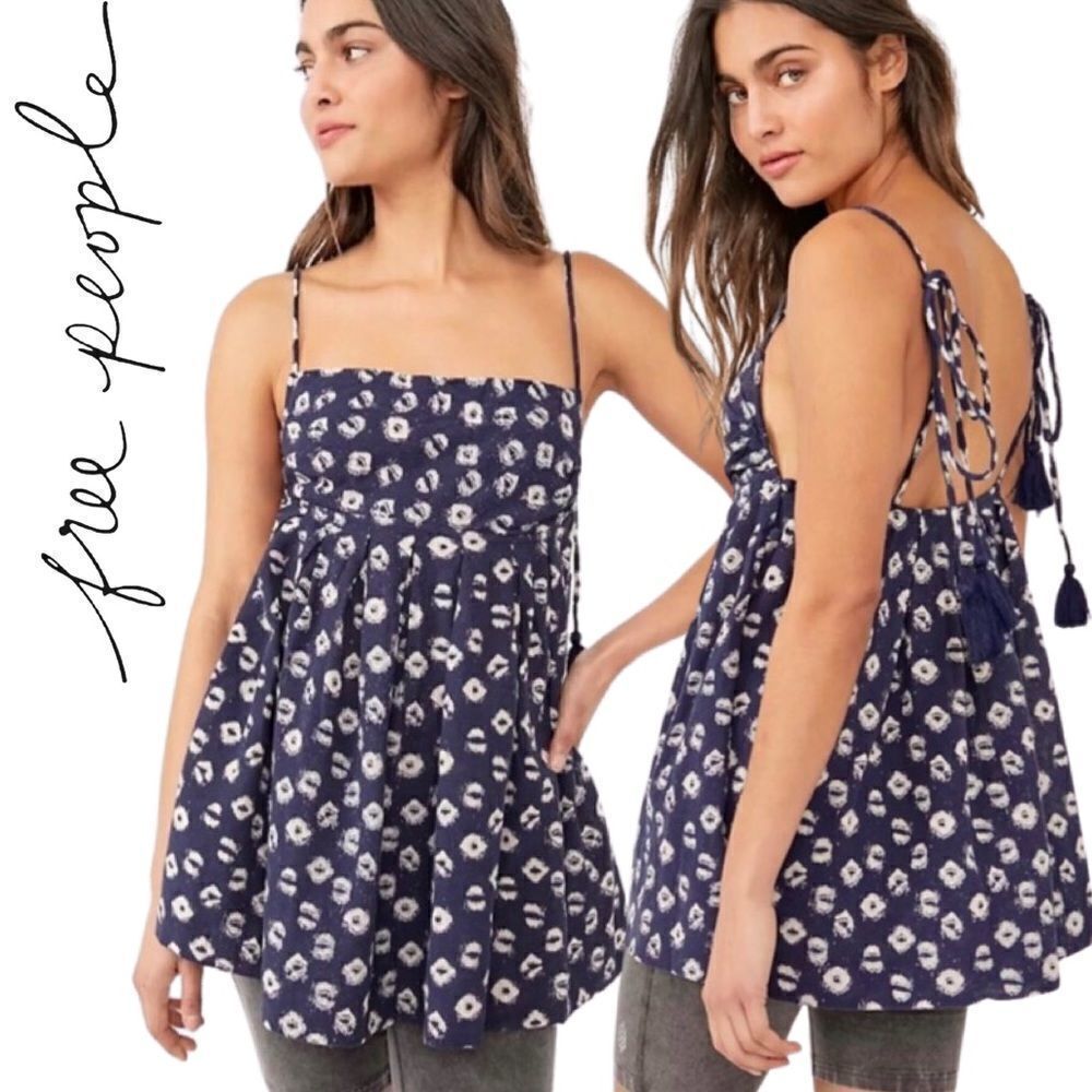 NWT Free People Indigo Molly Tunic